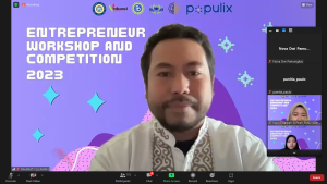 Pemaparan materi webinar EWC oleh Dr. Rahmat Yuliawan. (Foto: Tangkapan Layar Zoom Meeting)