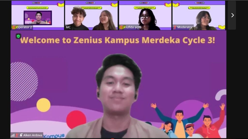 Sesi foto dengan Narasumber Saat Branding Class 2023 pada Minggu (17/9/2023) (Foto: Ss Zoom)