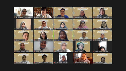 Suasana webinar dan support group “You Are Not Alone” Psikologi Unair. (Foto: Istimewa)