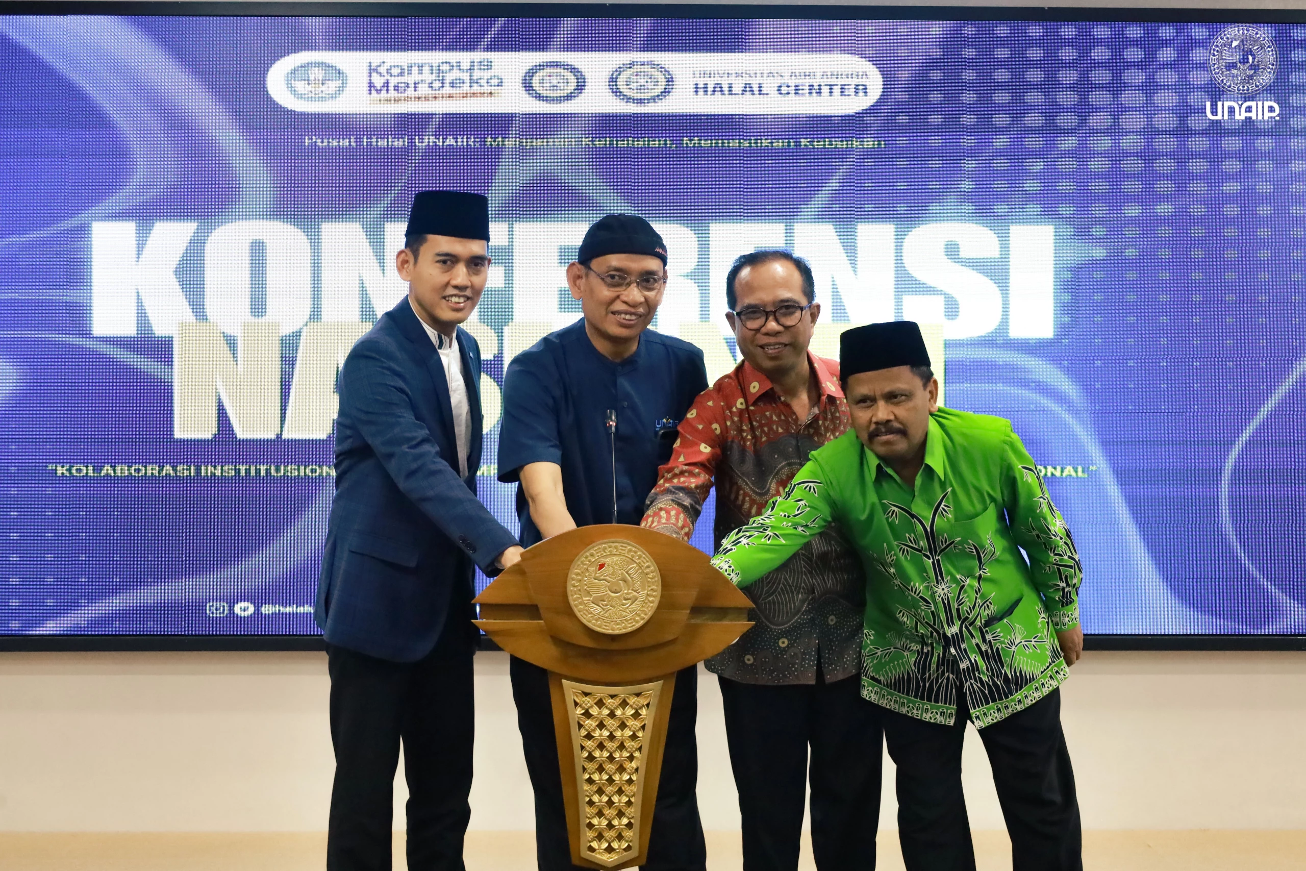 KONFERENSI NASIONAL PUSAT HALAL UNIVERSITAS AIRLANGGA EKOSISTEM HALAL INDONESIA