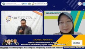 Arti Novelia Trisnawati, SH MMB dari Pusat Krisis Kesehatan dan IKA Manajemen Bencana Sekolah Pascasarjana UNAIR. (Foto: Lady Khairunnisa Adiyani)