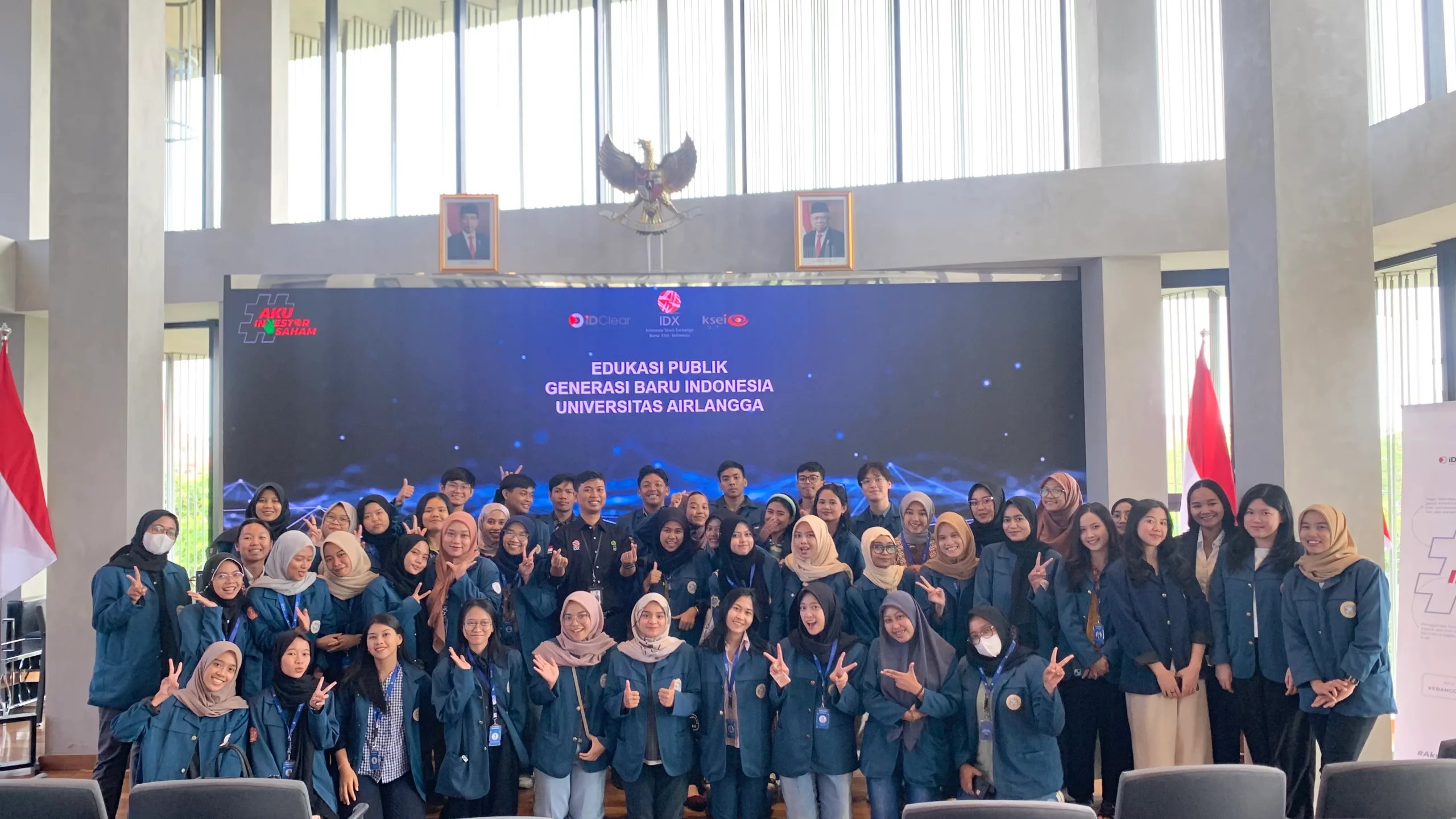 Acara Company Visit GenBI UNAIR dengan Indonesia Stock Exchange Bursa Efek Indonesia (IDX BEI) pada Jum’at (17/11/2023) (Foto.Istimewa)