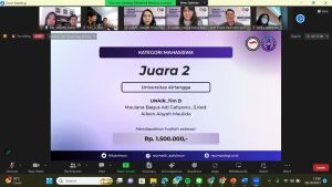 Dua mahasiswa FK UNAIR mendapat juara 2 Nasional Olimpiade Reumatik Autoimun Indonesia. (Foto: Istimewa)