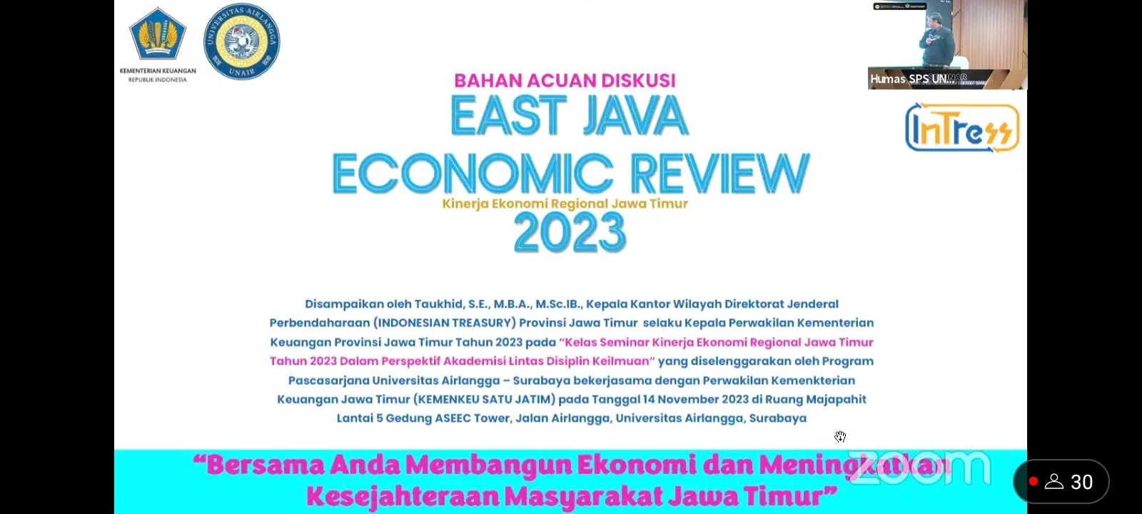 East Java Economic Review Ulas Urgensi Pengelolaan Keuangan