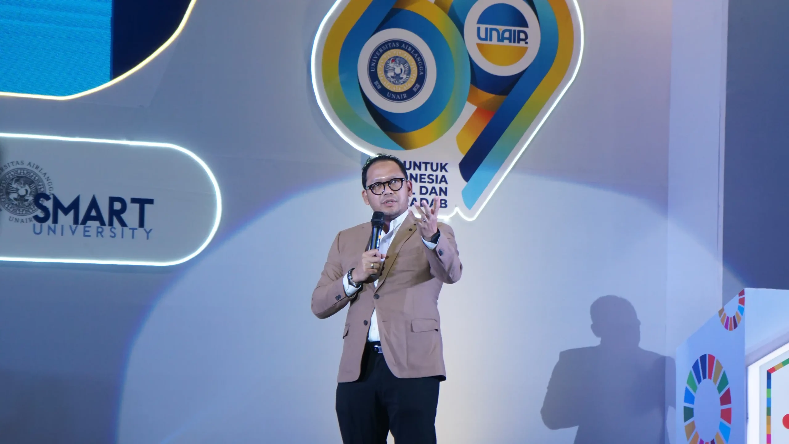 Tubagus Arie Rukmantara at UNAIR SDGs Festival 2023 (Photo: By courtesy)