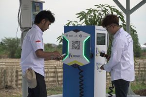 Potret produk BANGGA EVCS (Barata-Airlangga Electric Vehicle Charging Station). (Foto: Istimewa)