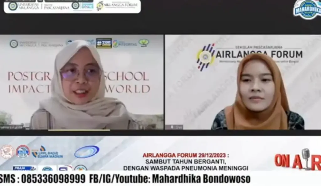 Dr. Salma Zulqaida SSi MSi as a lecturer in Immunology master’s program. (Photo: By courtesy)