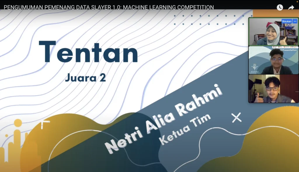 UNAIR TSD team wins 2nd place in AI Machine Learning Competition