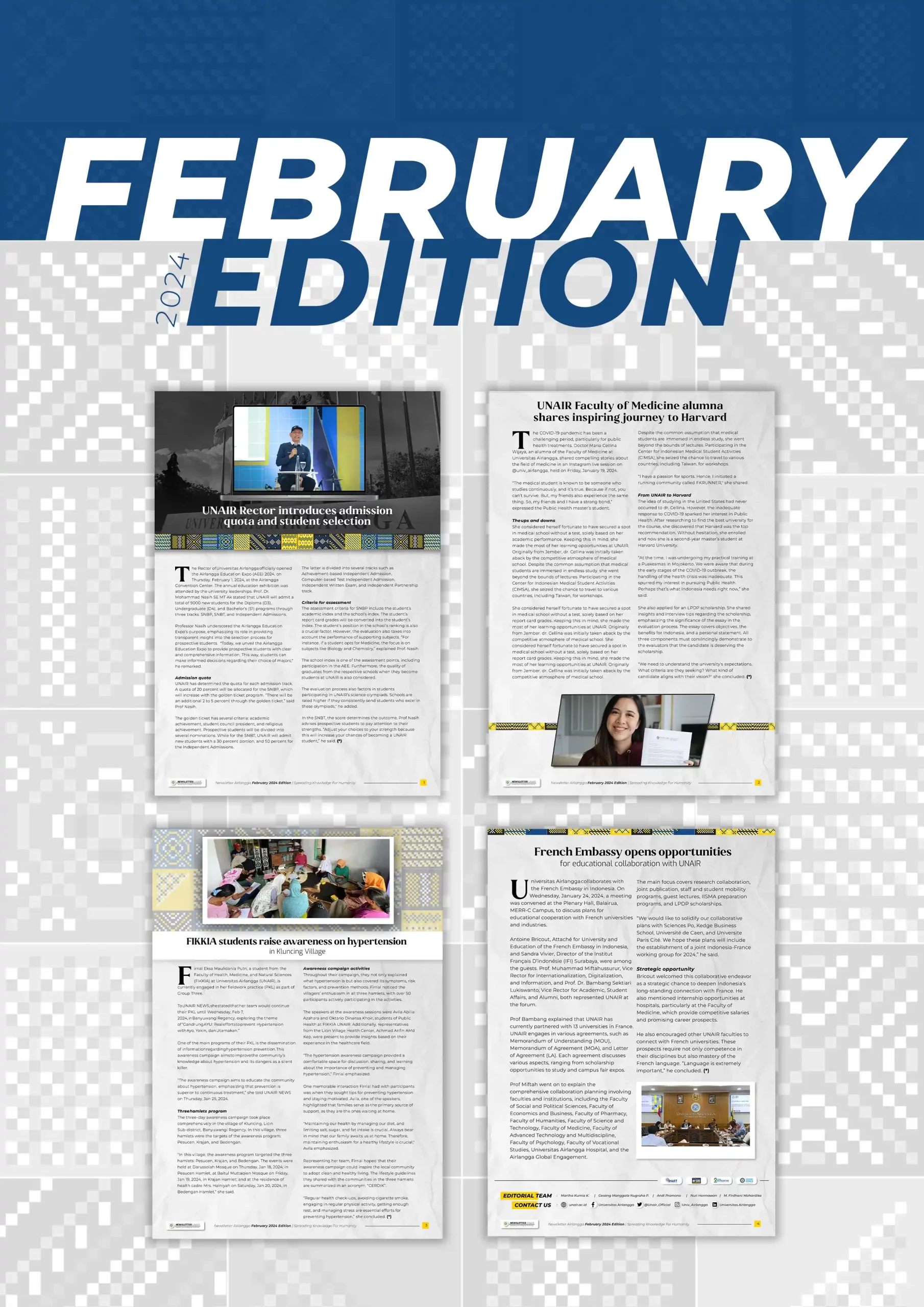 Cover Newsletter Airlangga February 2024