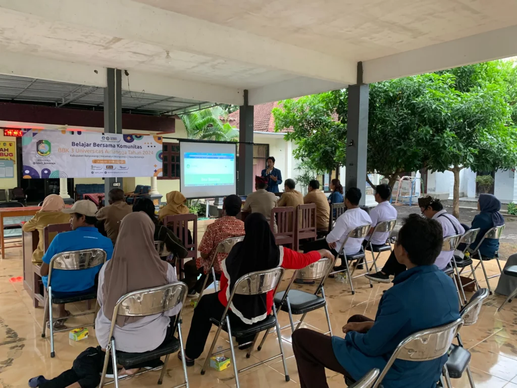 The launching of a tourism website for Bimorejo village.