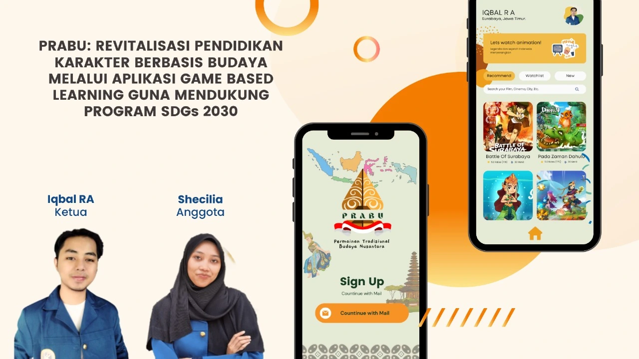 Iqbal Rohim Al Farisi and Shecilia Kriestyaning win first place in IMBASADI National Essay Competition.