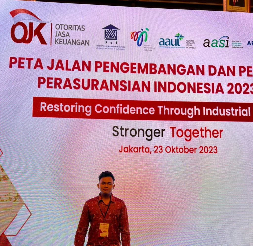 Albar Muhammad Aziz, Islamic Economics student interns at OJK for Magang Merdeka (Emancipated Internship). (Photo: By courtesy)