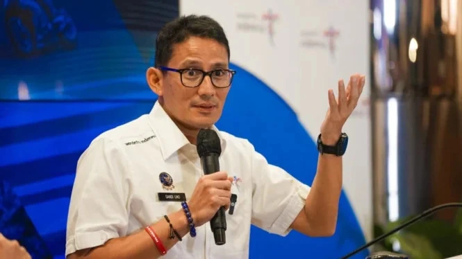 Menteri Pariwisata dan Ekonomi Kreatif (Menparekraf), Sandiaga Uno. (Foto: viva.co.id)