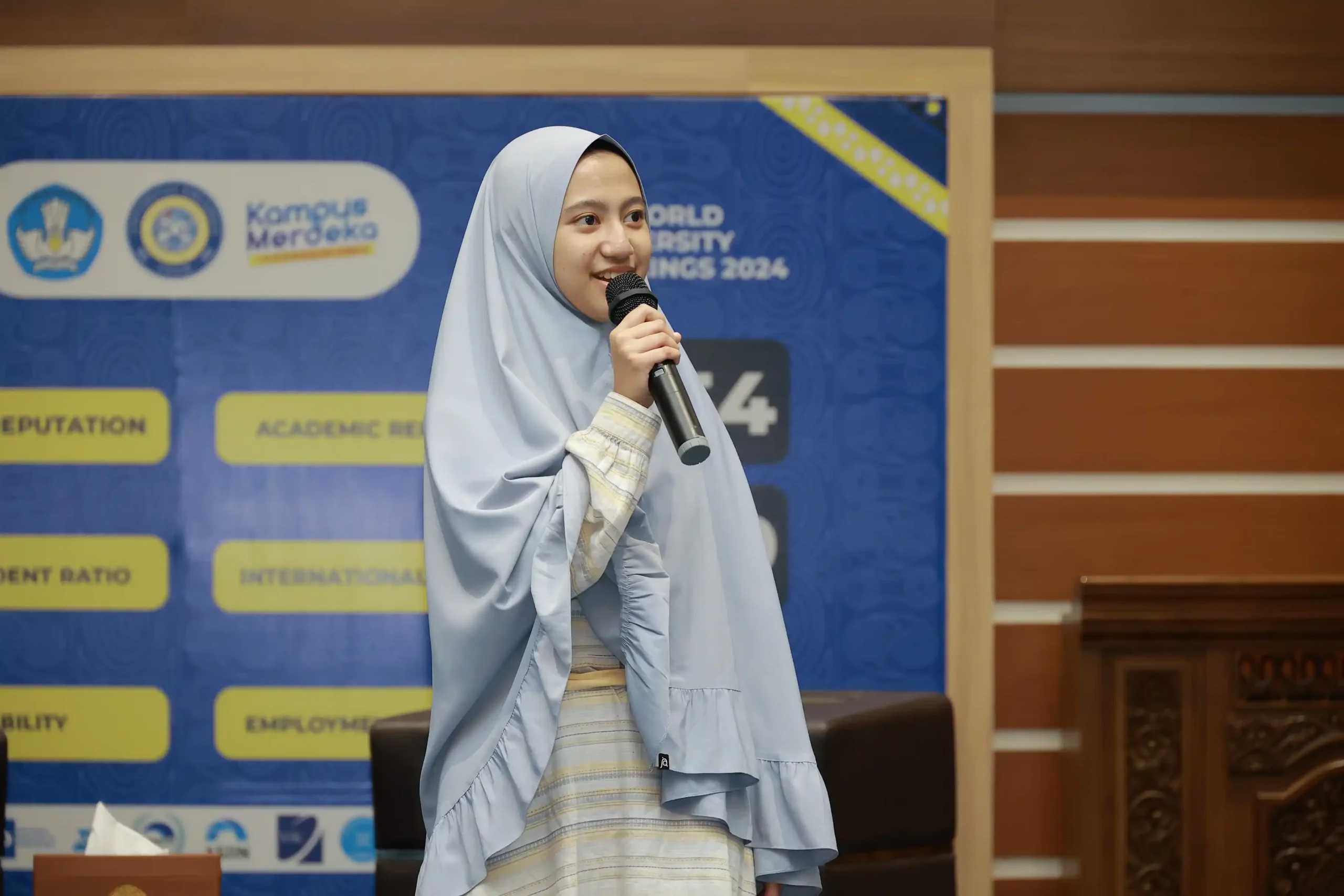 Adinda Sherina Salma Chalitha, kandidat penerima Golden Ticket UNAIR (Foto: PKIP UNAIR)