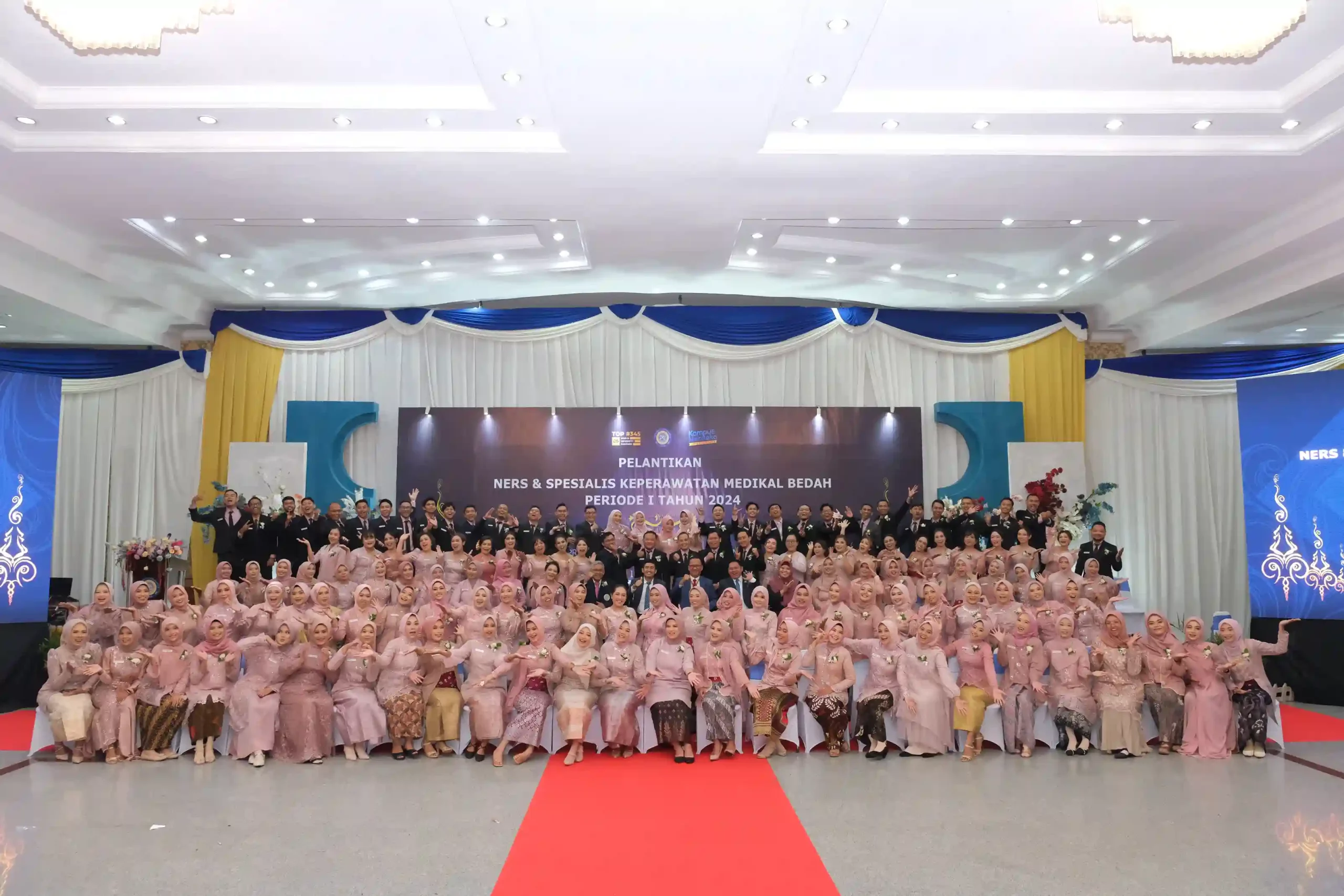 Pelantikan Ners Generalis dan Ners Spesialis Fakultas Keperawatan UNAIR Periode I Tahun 2024 (Foto: Istimewa)