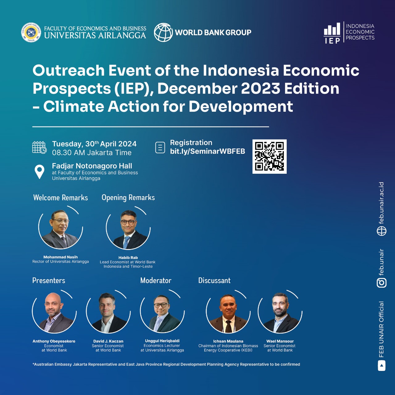 Outreach Event of The Indonesia Economic Prospects (IEP)