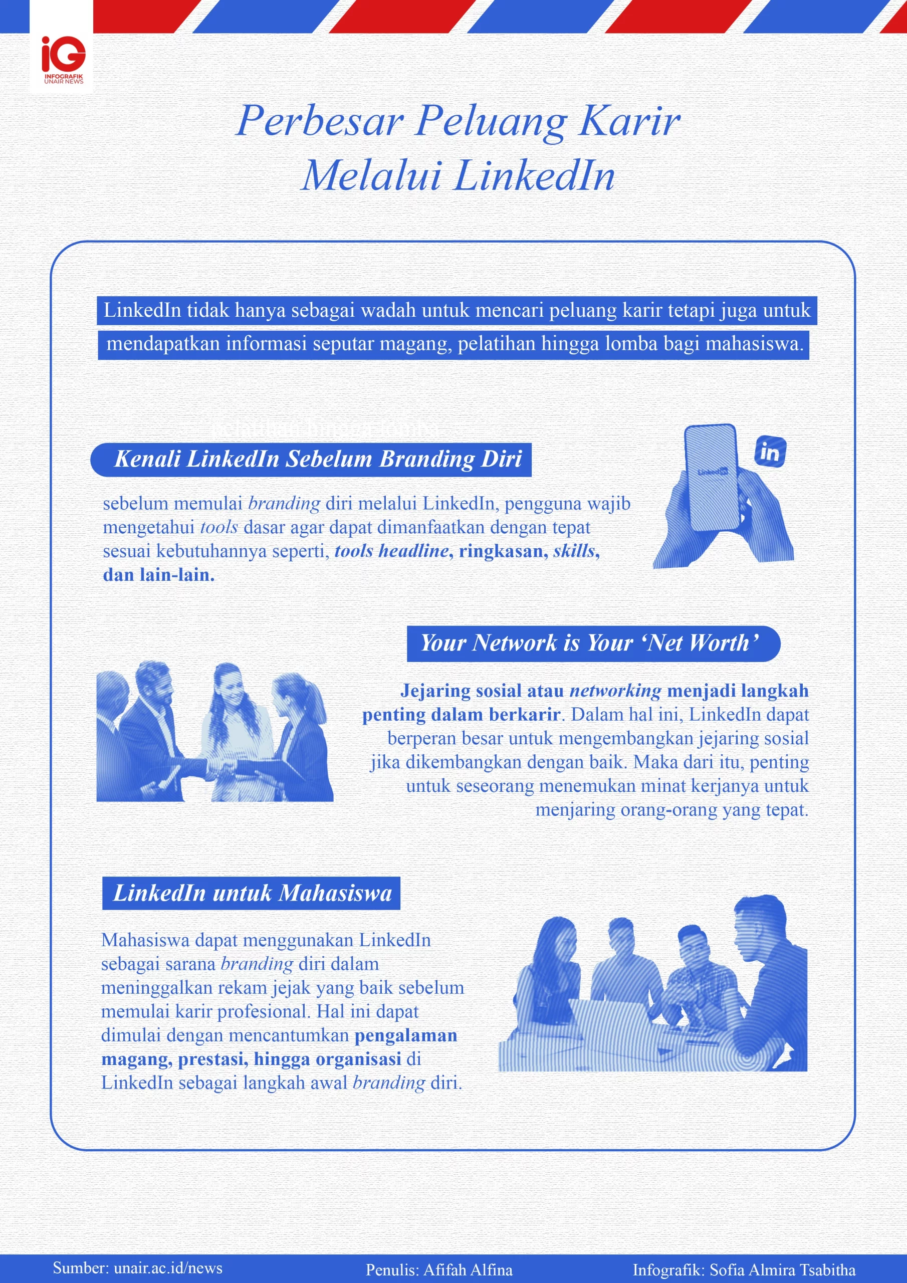 Infografik: Perbesar Peluang Karir Melalui LinkedIn