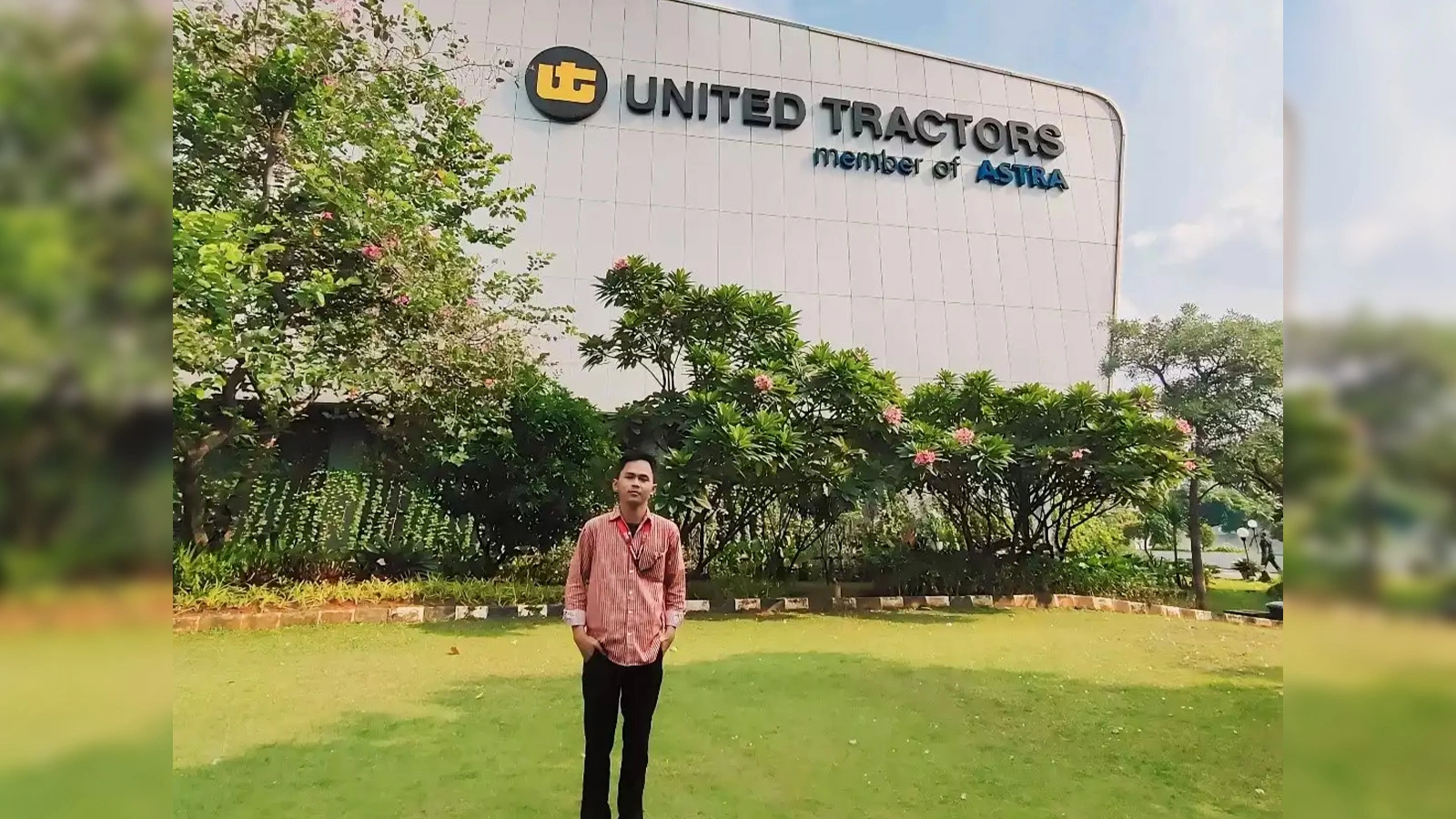 Adi gets a chance to apply his knowledge at PT United Tractors