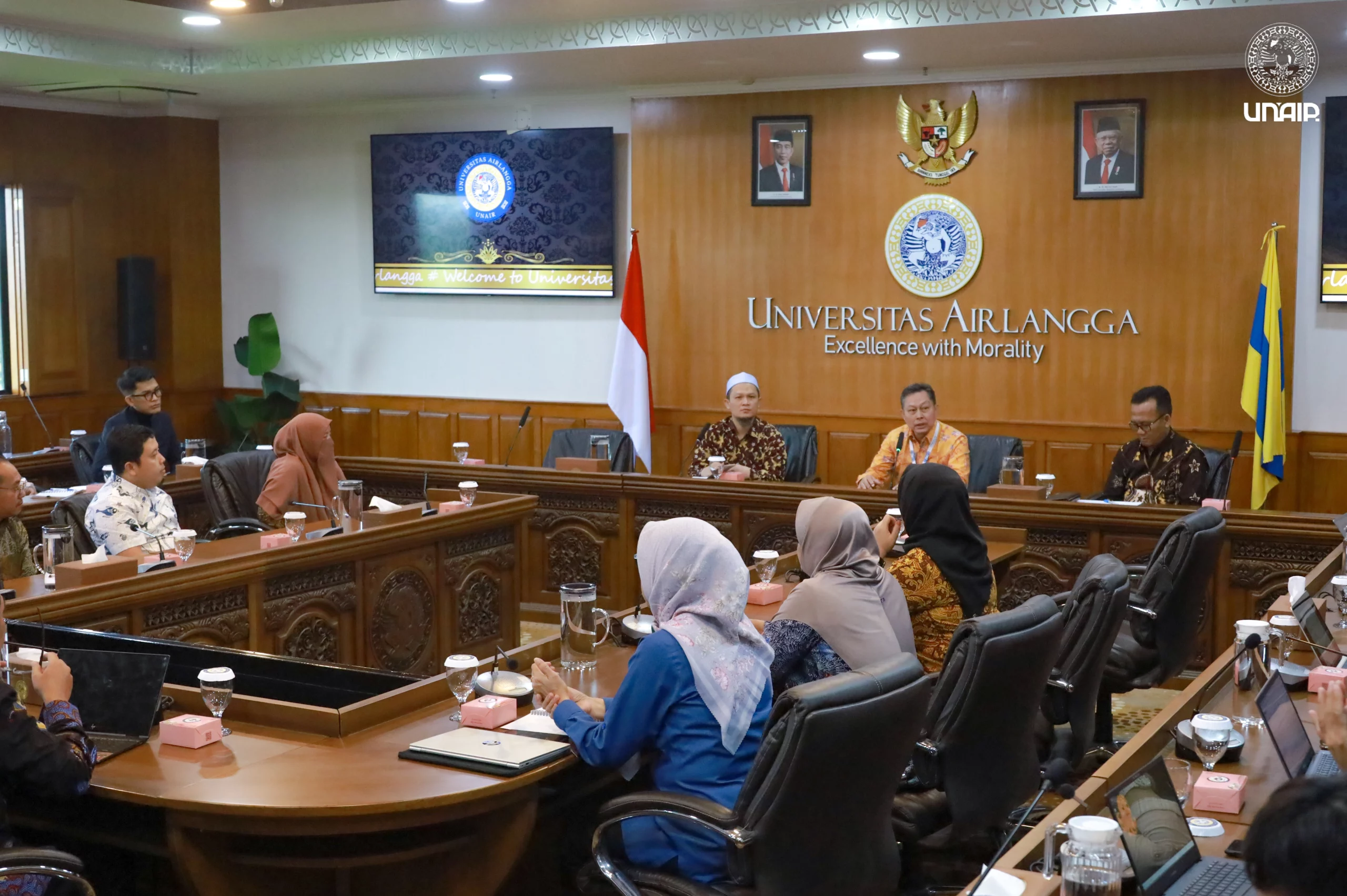 Kunjungi UNAIR, Universitas Maritim Raja Ali Haji Lihat Tata Kelola Mahasiswa dan Akademik