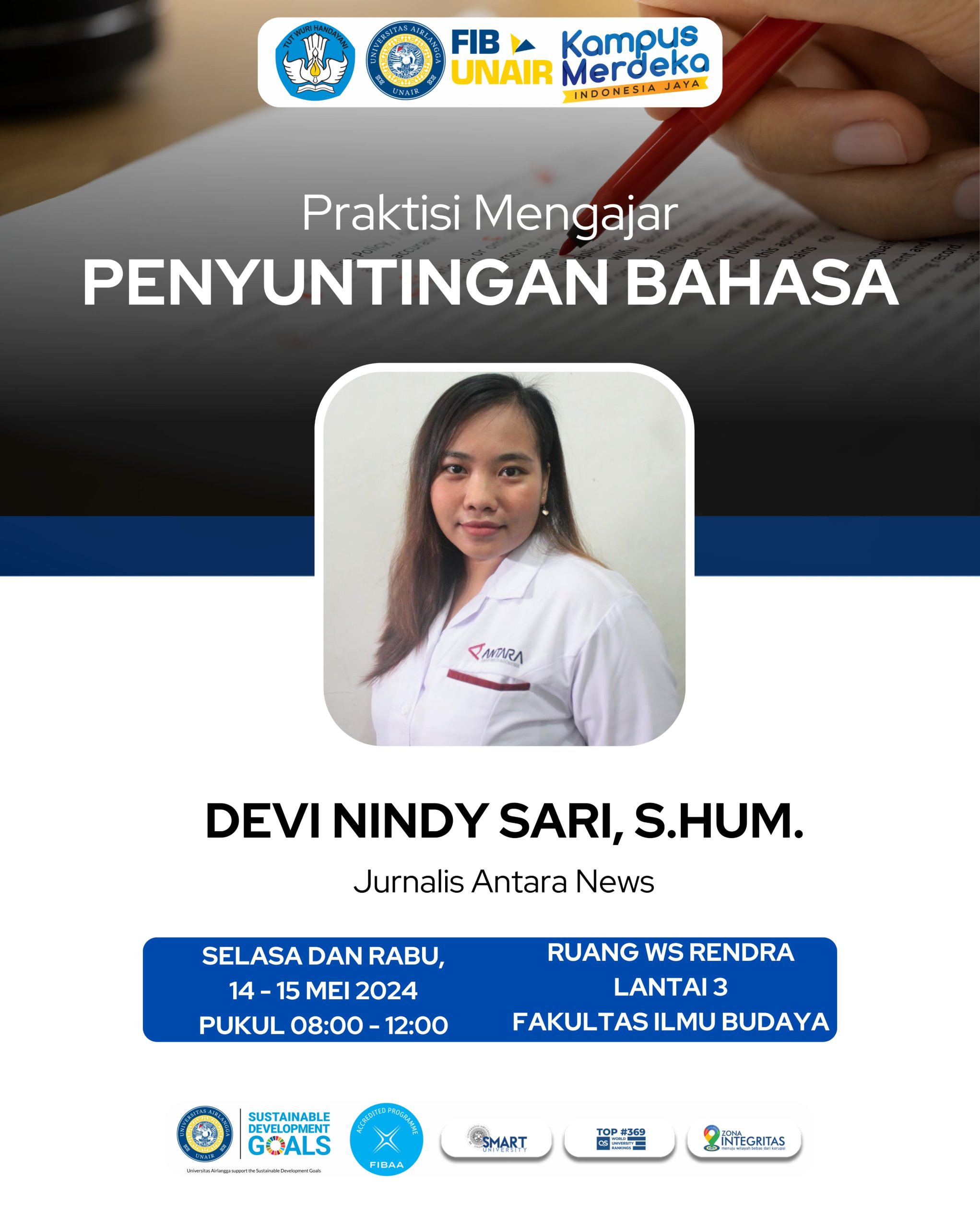 Praktisi Mengajar Penyuntingan Bahasa