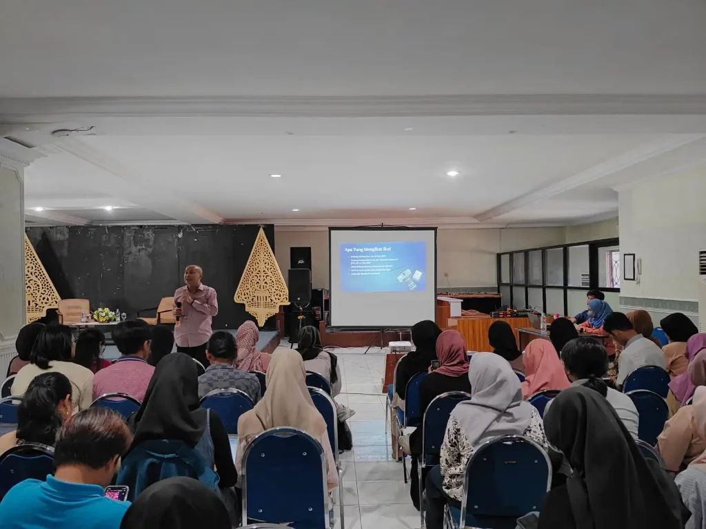 Pelaksanaan Praktisi Mengajar Departemen Bahasa dan Sastra Indonesia (Foto: Istimewa)