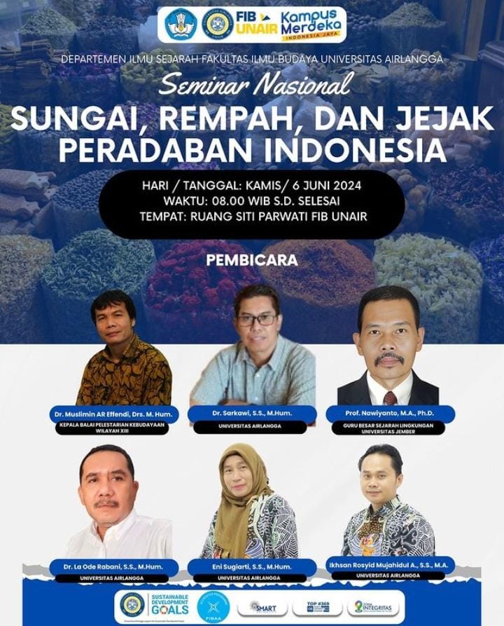 Seminar Nasional Sungai, Rempah, dan Jejak Peradaban Indonesia