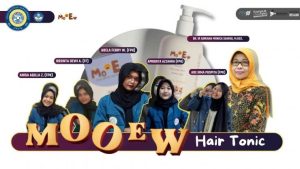 Tim PKM-K Universitas Airlangga (UNAIR) yang beranggotakan mahasiswa dari berbagai fakultas berhasil membuat produk hair tonic gel (Foto: Istimewa)