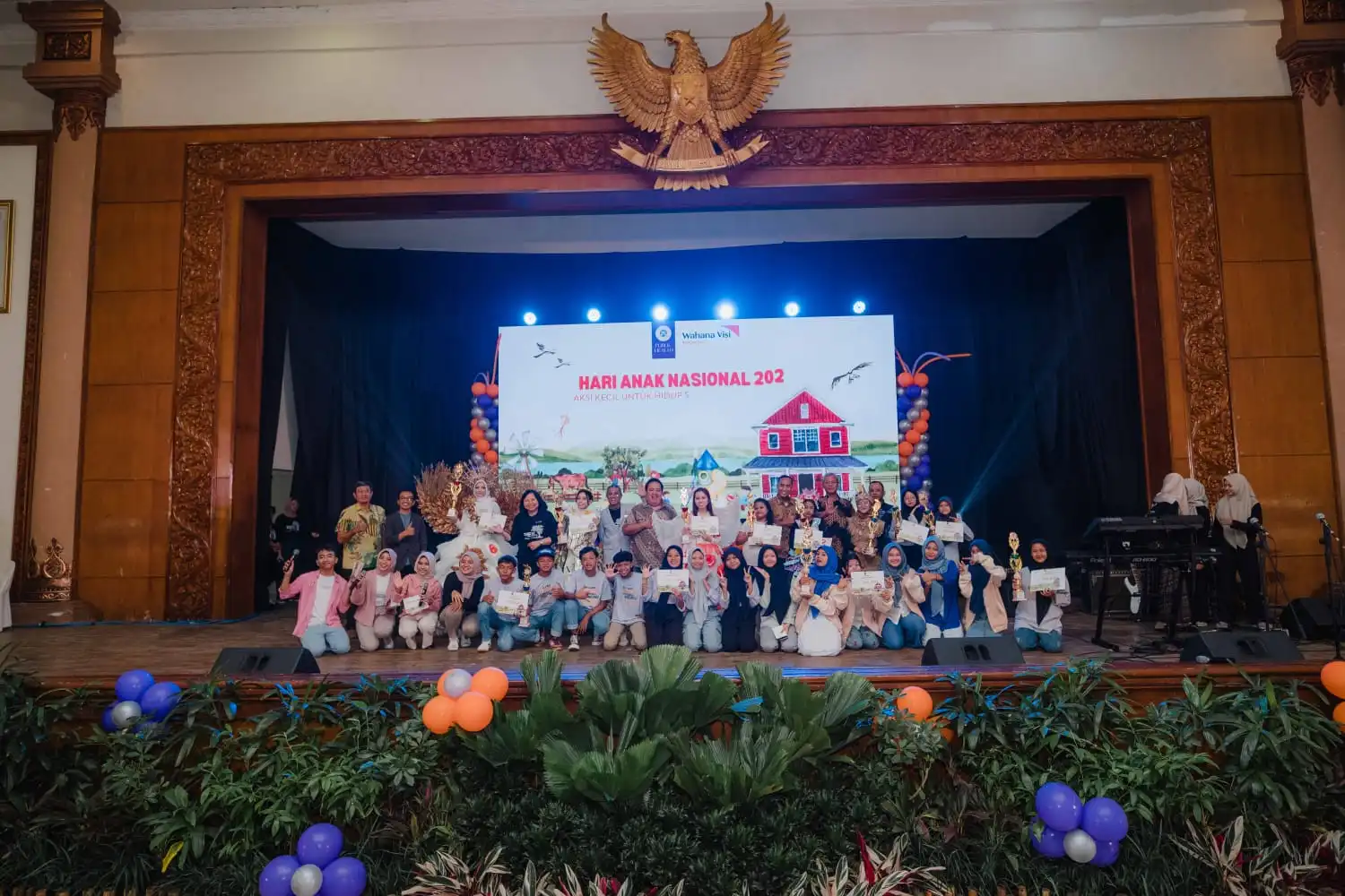 Lomba Kegiatan Hari Anak Nasional (HAN) bertajuk “Aksi Kecil untuk Hidup Sehat dan Bumi Sehat” (Foto: Dok. Panitia)