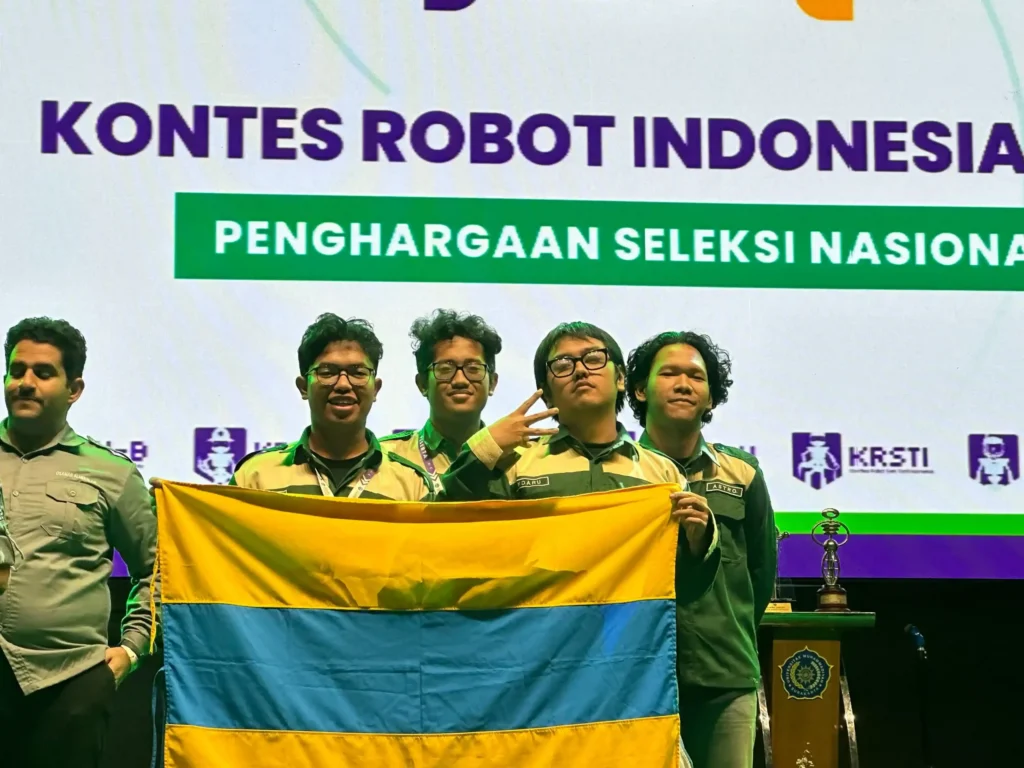 Kemenangan Tim Astro_24 di Kontes Robot Indonesia pada Jumat (5/7/2024) (Foto: Dok. Narasumber)