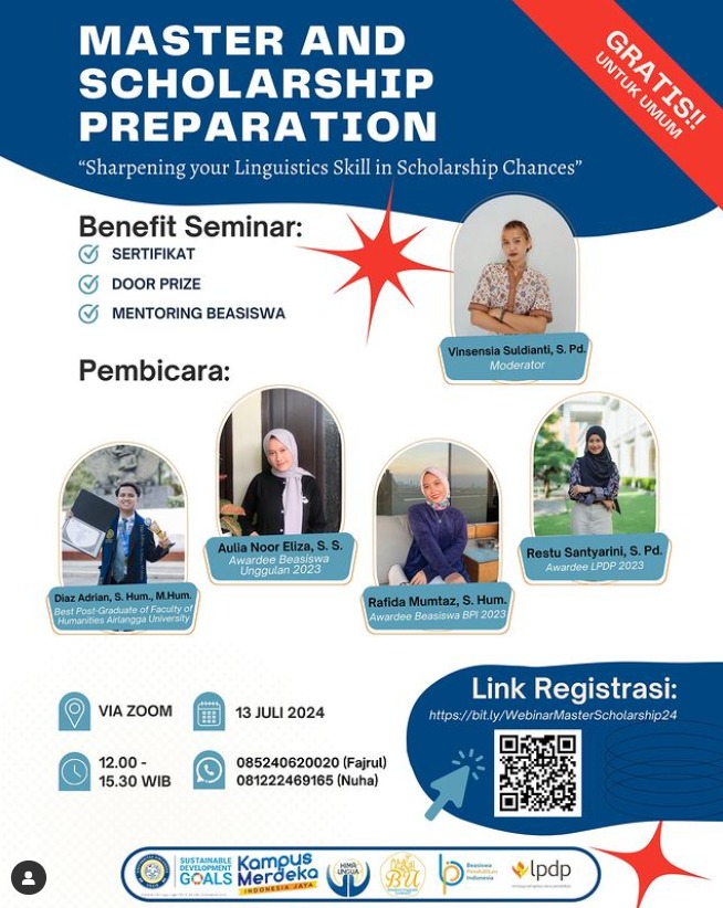 Master and Scholarship Preparation