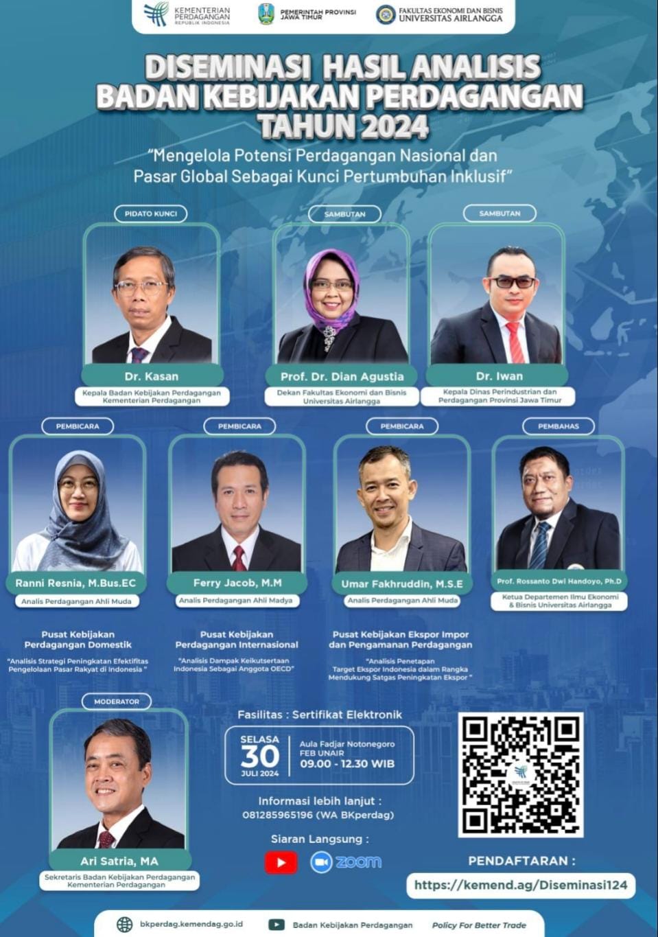 Diseminasi Hasil Analisis Badan Kebijakan Perdagangan Tahun 2024