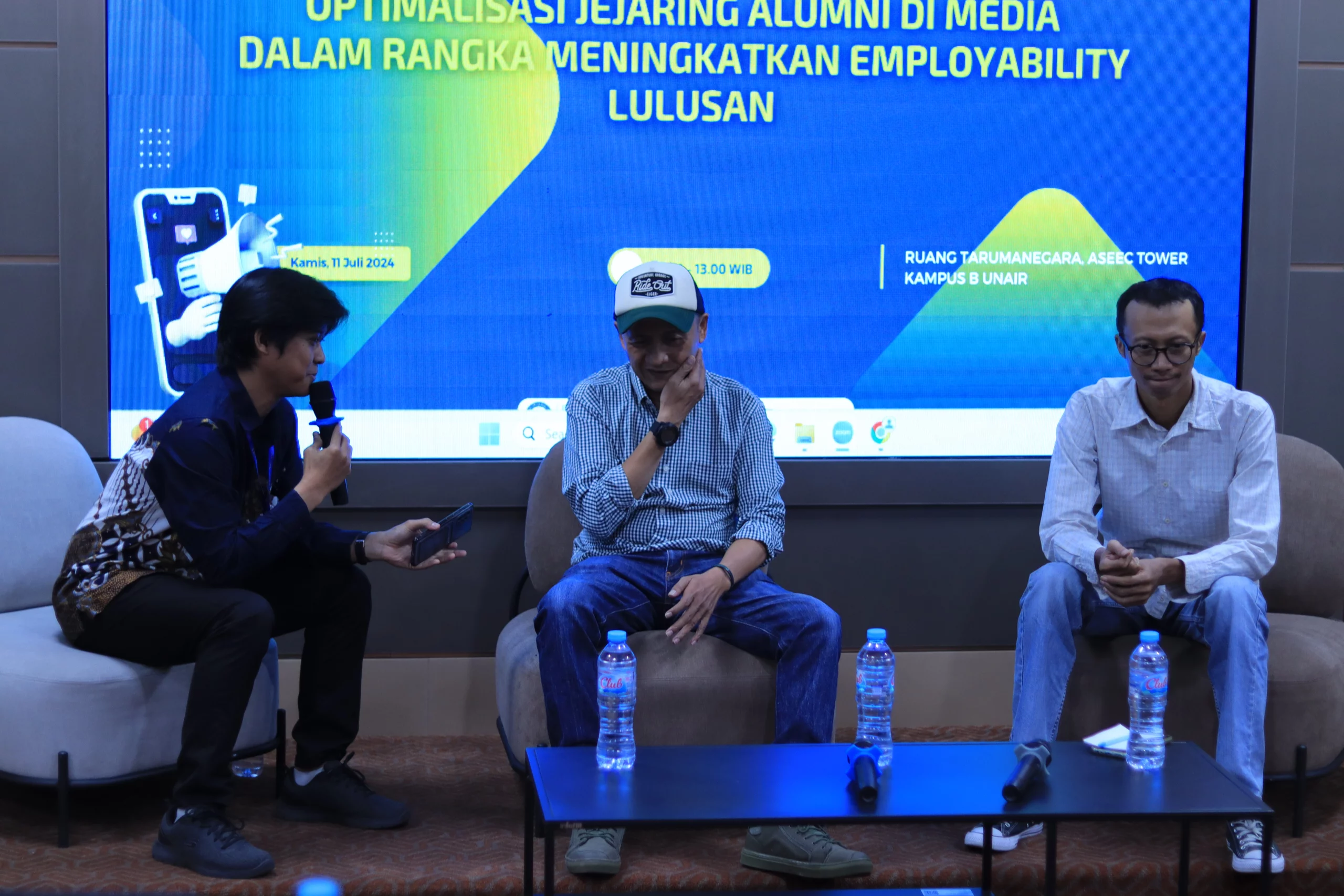 Sesi sharing alumni (Foto: istimewa)