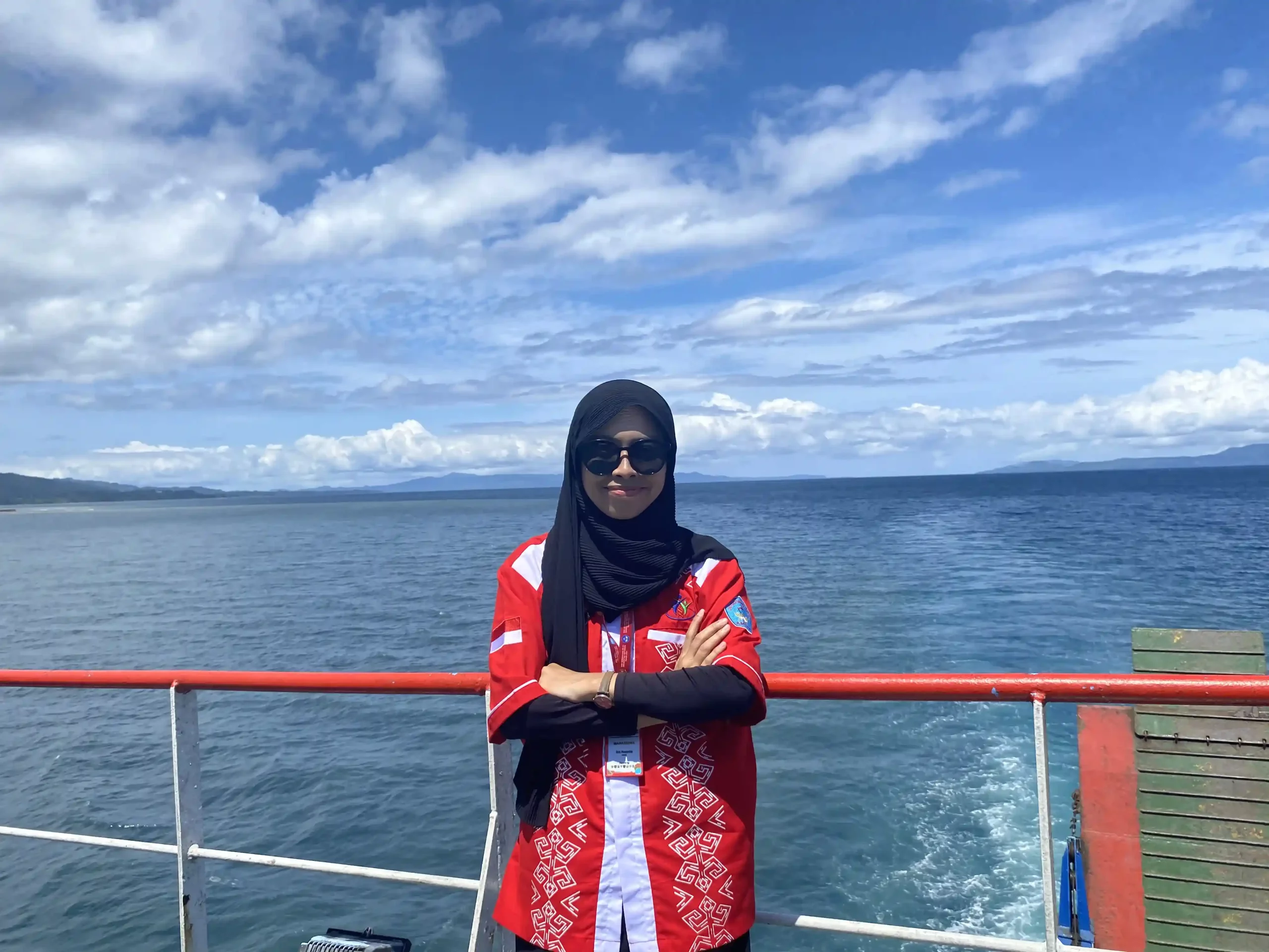 Binti Musyarofah saat mengikuti KKN Kebangsaan di Maluku (Foto: Istimewa)