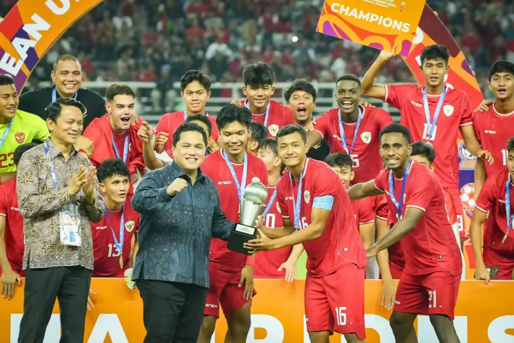 Timnas Indonesia U-19 meraih gelar juara pada Piala AFF 2024 (Foto: RRI)
