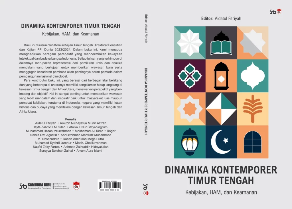 Cover Buku Dinamika Kontemporer Timur Tengah: Kebijakan, HAM, dan Keamanan (Foto: Dok. Narasumber)