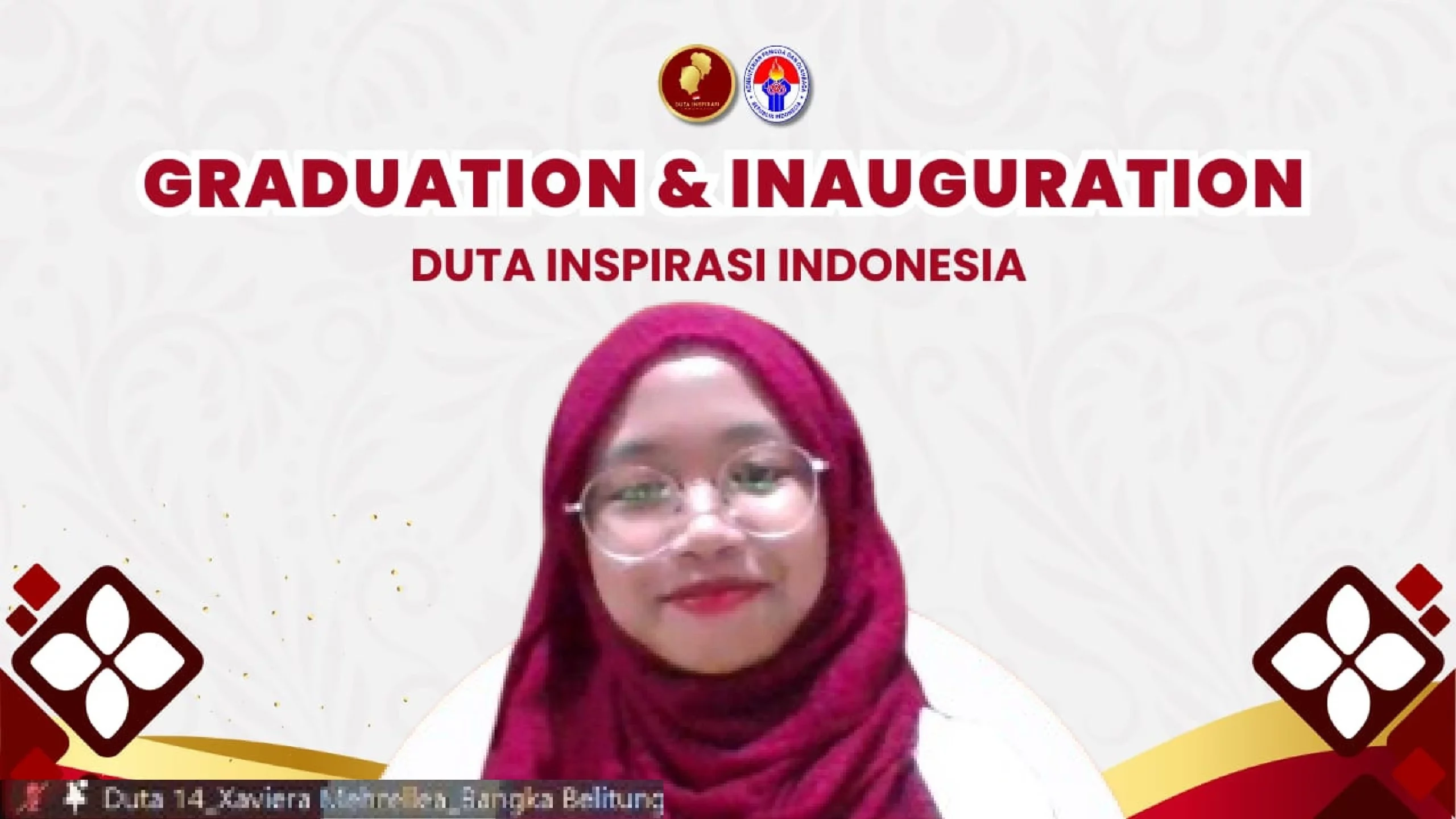 Xaviera Mehrellea, mahasiswa Fakultas Ilmu Budaya (FIB) Universitas Airlangga (UNAIR), berhasil menjadi finalis Duta Inspirasi Indonesia 2024 (Foto: dokumentasi pribadi)