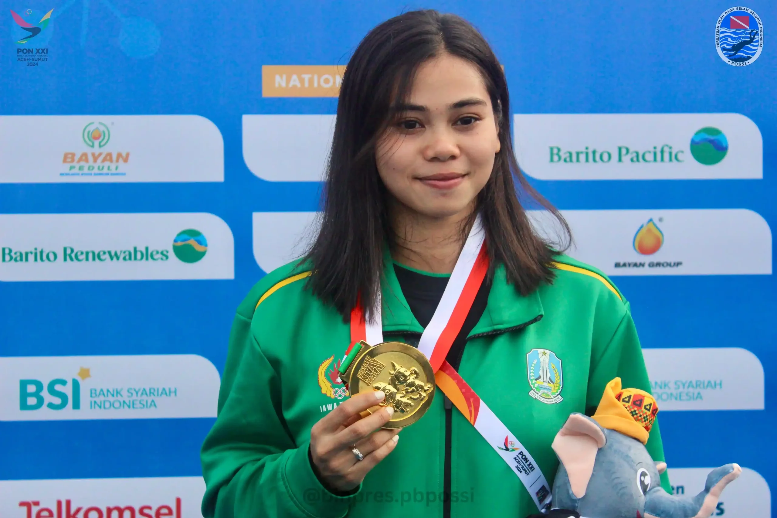 Janis memenangkan Kejuaraan di PON XXI ACEH-SUMUT 2024 (Foto: Dokumentasi BINPRES PB POSSI)