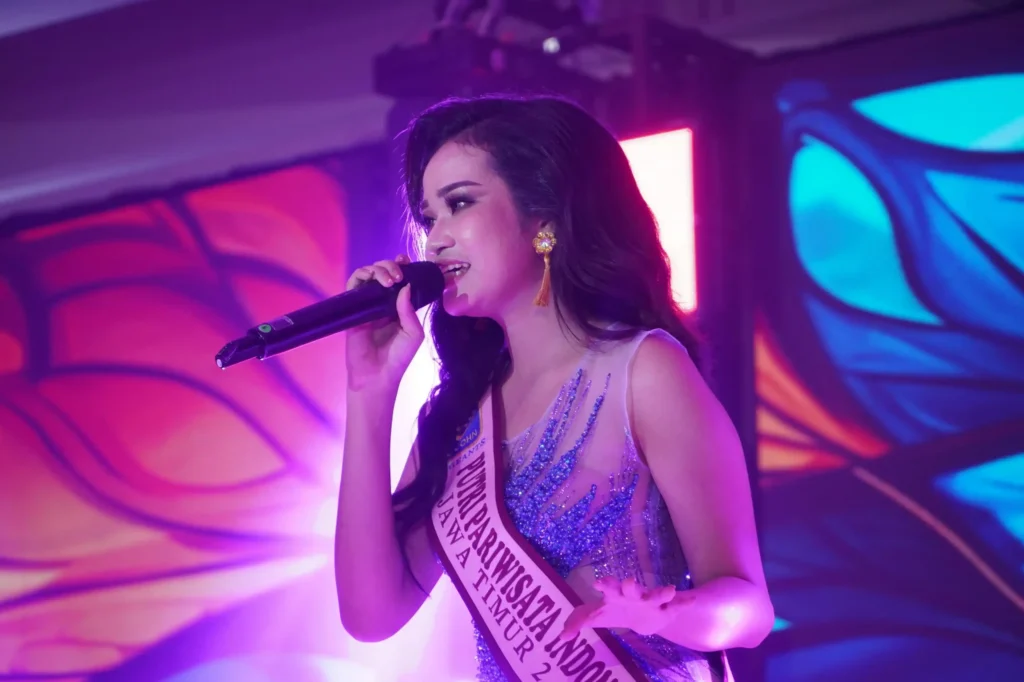 As Syifa Adn menunjukkan bakatnya dalam bidang tarik suara (Foto: Dok. Narasumber)