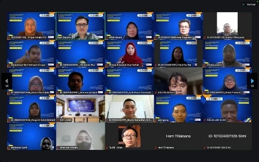 ICASMAT conference participants (Photo: Zoom screenshot)
