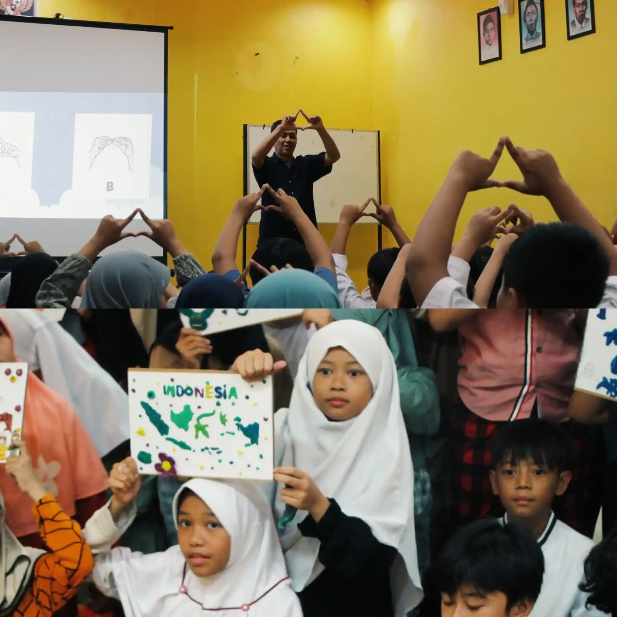 ALSA UNAIR hosts activities to foster inclusion among elementary students (Photo: By courtesy)