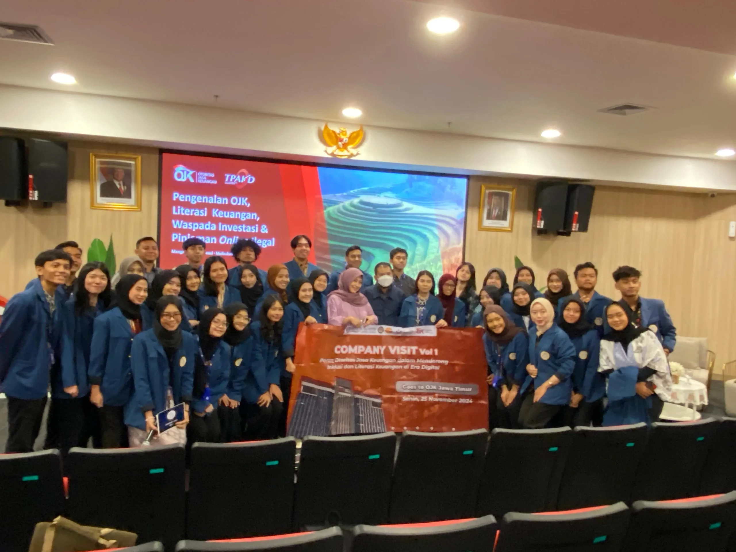 Genbi UNAIR’s Company Visit to East Java Financial Services Authority (OJK) on November 25, 2024. (Photo: By courtesy)
