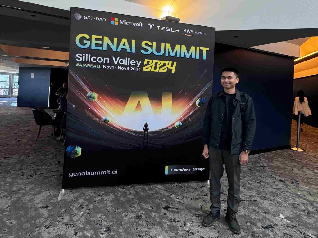 Nico saat menghadiri GenAi Summit Silicon Valley 2024 (Foto: Istimewa)