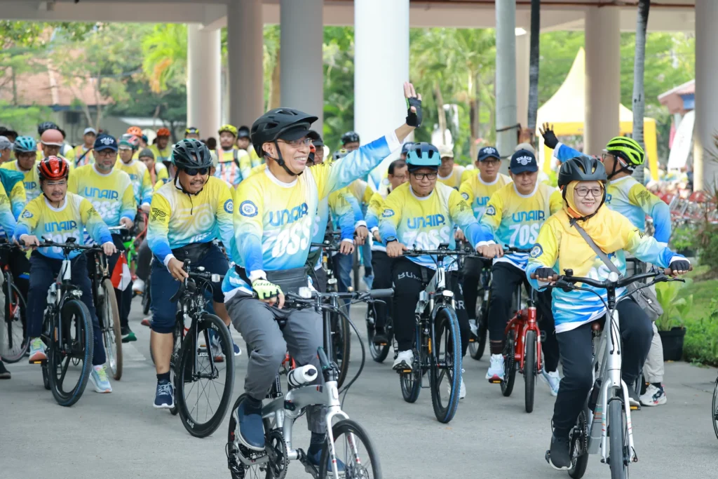 UNAIR Bike 70SS Semarakkan Perayaan Dies Natalis Ke-70