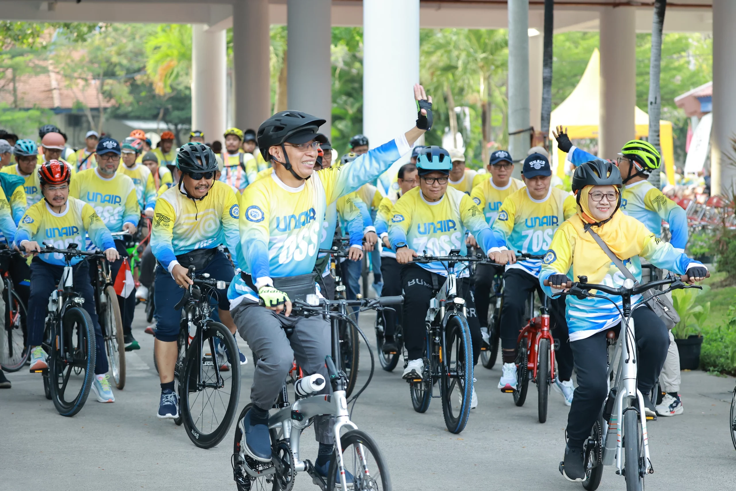 UNAIR Bike 70SS Semarakkan Perayaan Dies Natalis Ke-70