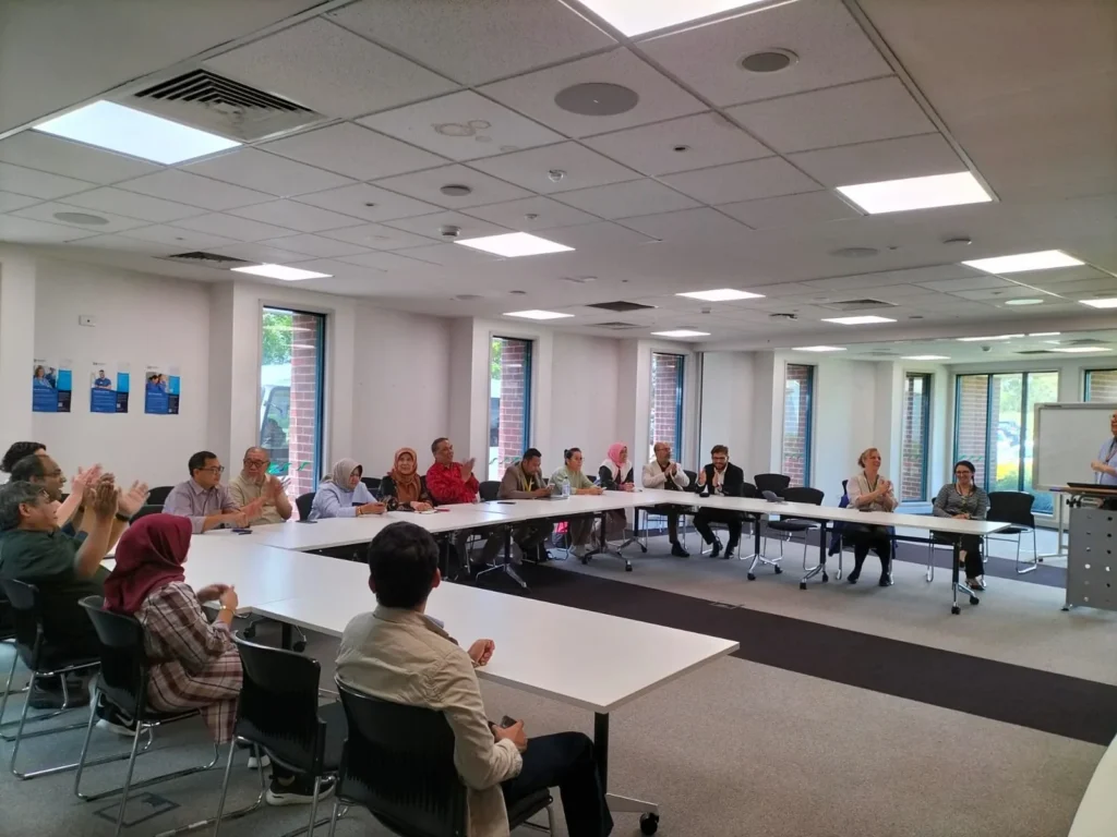 Delegates receive a briefing from Latrobe Regional Health representatives (Photo: By courtesy).