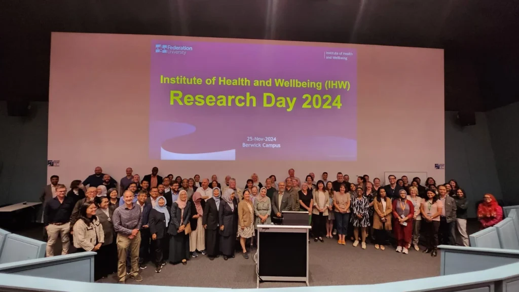 UNAIR delegates with participants in Research Day at Berwick Campus, Federation University Australia (Photo: By courtesy)