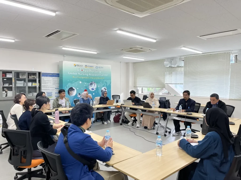 Delegasi Indonesia saat membahas kerja sama riset dengan University Tokyo (Foto: Dok. Narasumber)