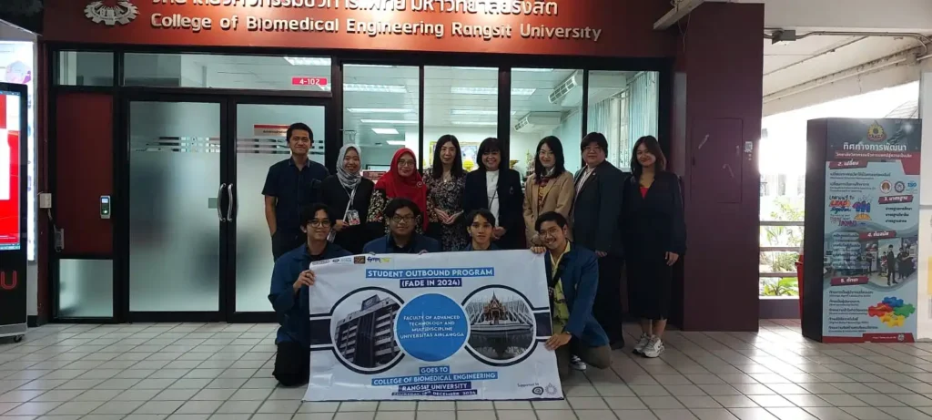 Delegates from FTMM UNAIR participate in the outbound program in Thailand (Photo: By courtesy)