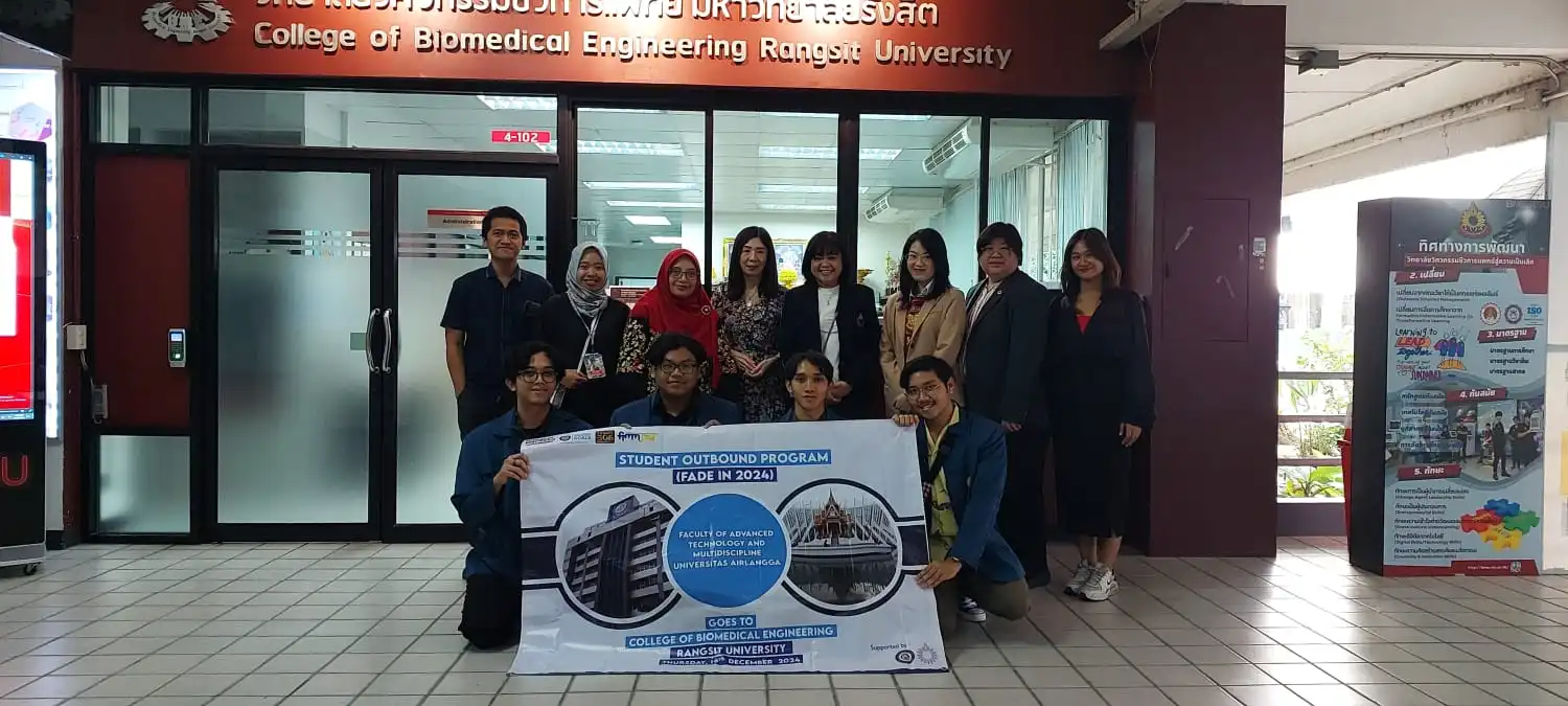 Delegates from FTMM UNAIR participate in the outbound program in Thailand (Photo: By courtesy)