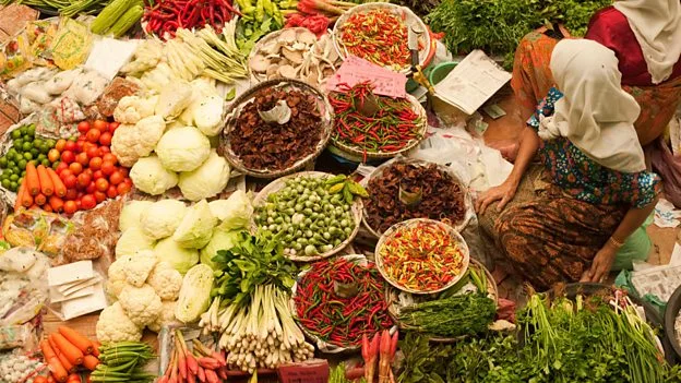 Illustration of local produce.